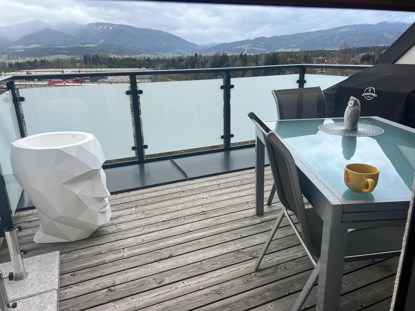 Murtal Appartement Groessingblick Top 5 Zeltweg Esterno foto